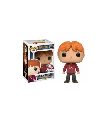 RON WITH SWEATER / HARRY POTTER / FIGURINE FUNKO POP / EXCLUSIVE SPECIAL EDITION