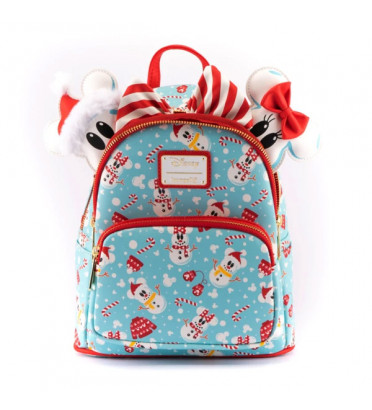 MINI SAC A DOS AVEC SERRE TETE MINNIE MICKEY SNOWMAN / MICKEY MOUSE / LOUNGEFLY