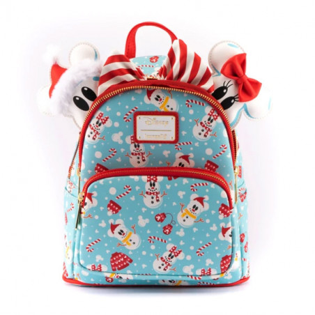 MINI SAC A DOS AVEC SERRE TETE MINNIE MICKEY SNOWMAN / MICKEY MOUSE / LOUNGEFLY