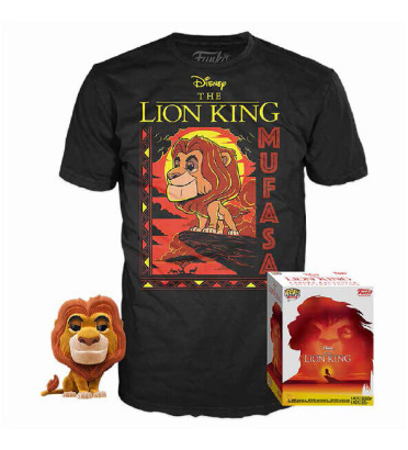 T-SHIRT S AVEC POP MUFASA / LE ROI LION / FIGURINE FUNKO POP T-SHIRT S AVEC POP MUFASA / LE ROI LION / FIGURINE FUNKO POP