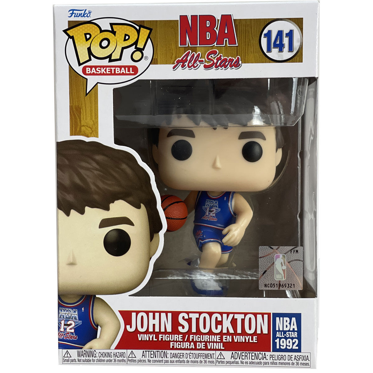 Funko Pop! NBA Basketball - John Stockton 1992 All-Star Jersey #141