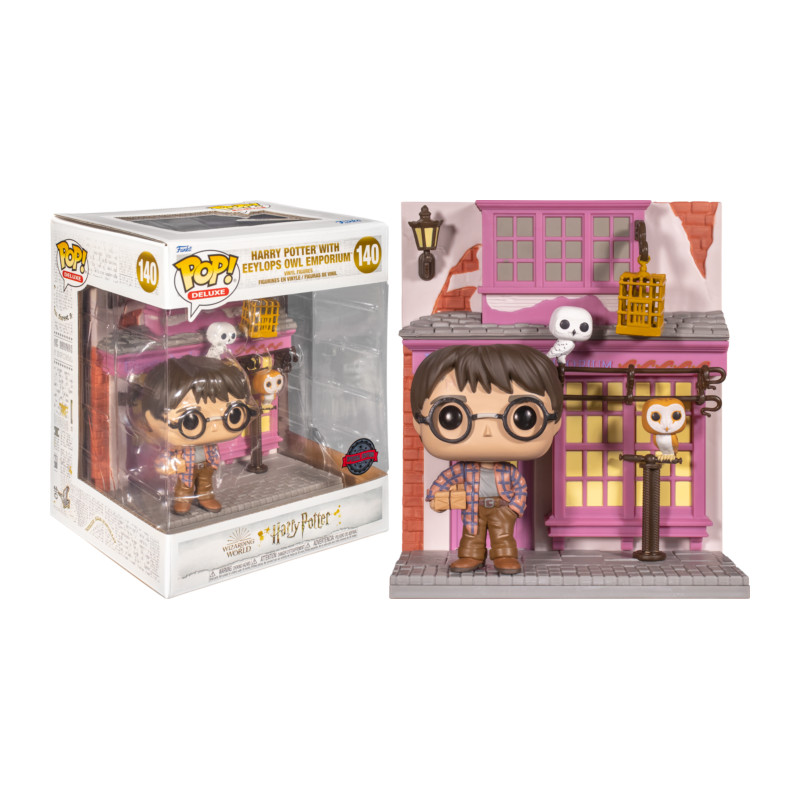 DIAGON ALLEY HARRY POTTER WITH EEYLOPS OWL EMPORIUL / HARRY POTTER / FIGURINE FUNKO POP / EXCLUSIVE SPECIAL EDITION