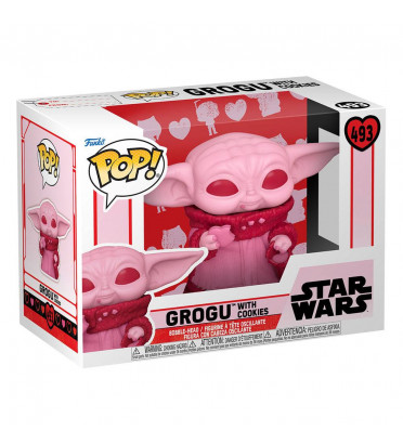 GROGU WITH COOKIES SAINT VALENTIN / STAR WARS / FIGURINE FUNKO POP