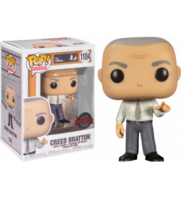 CREED BRATTON / THE OFFICE / FIGURINE FUNKO POP / EXCLUSIVE SPECIAL EDITION