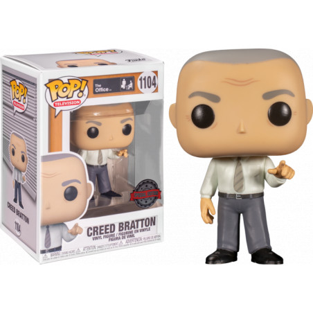 CREED BRATTON / THE OFFICE / FIGURINE FUNKO POP / EXCLUSIVE SPECIAL EDITION