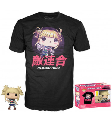 T-SHIRT S AVEC POP HIMIKO TOGA / MY HERO ACADEMIA / FIGURINE FUNKO POP