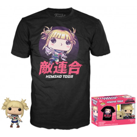 T-SHIRT S AVEC POP HIMIKO TOGA / MY HERO ACADEMIA / FIGURINE FUNKO POP