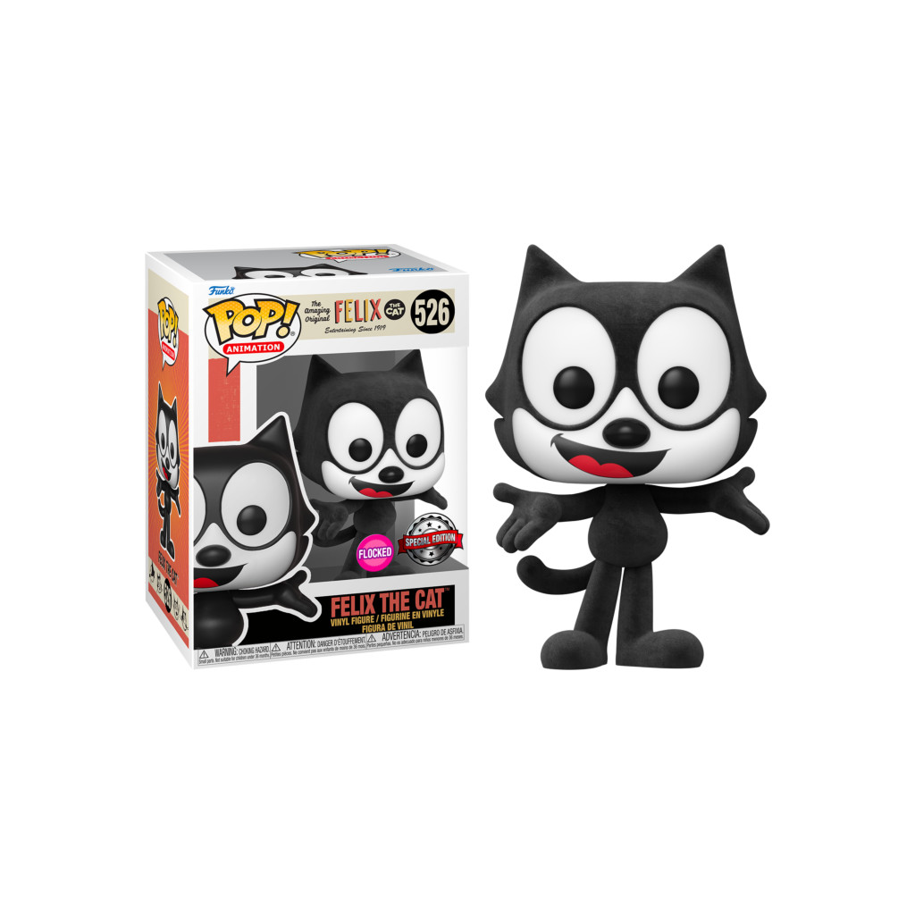Funko Pop Animation - Felix the Cat (Le Chat) #526 Flocked Special