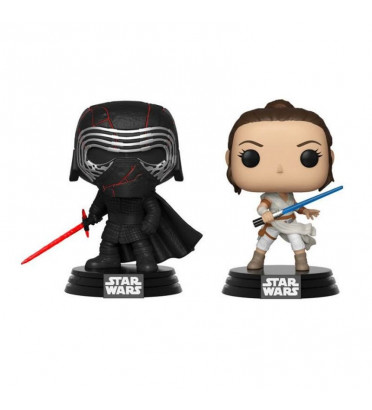 2 PACK KYLO REN SUPREME LEADER ET REY / STAR WARS / FIGURINE FUNKO POP / EXCLUSIVE SPECIAL EDITION