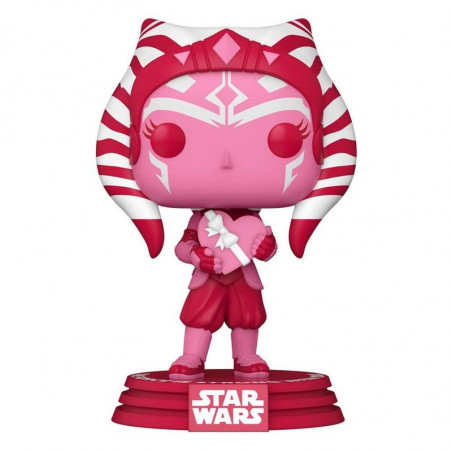 AHSOKA SAINT VALENTIN / STAR WARS / FIGURINE FUNKO POP