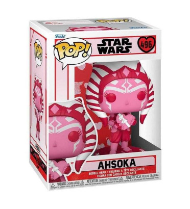 AHSOKA SAINT VALENTIN / STAR WARS / FIGURINE FUNKO POP AHSOKA SAINT VALENTIN / STAR WARS / FIGURINE FUNKO POP