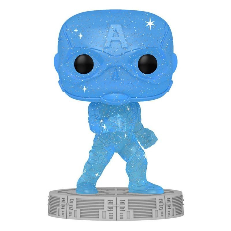 CAPTAIN AMERICA ARTIST SERIES WITH POP PROTECTOR / INFINITY SAGA / FIGURINE FUNKO POP