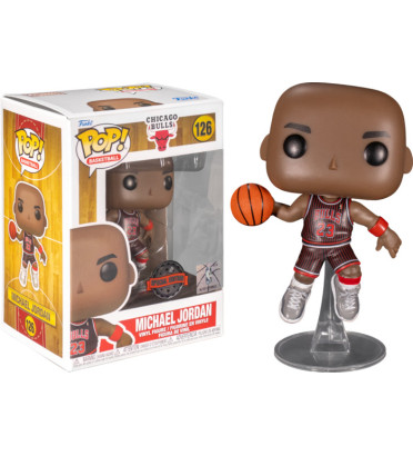 MICHAEL JORDAN PINSTRIPE JERSEY / CHICAGO BULLS / FIGURINE FUNKO POP / EXCLUSIVE SPECIAL EDITION MICHAEL JORDAN PINSTRIPE JERSEY / CHICAGO BULLS / FIGURINE FUNKO POP / EXCLUSIVE SPECIAL EDITION