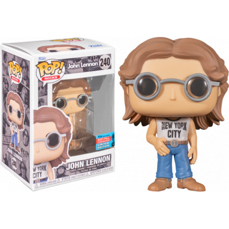 JOHN LENNON IN NEW YORK CITY T-SHIRT / JOHN LENNON / FIGURINE FUNKO POP / EXCLUSIVE NYCC 2021