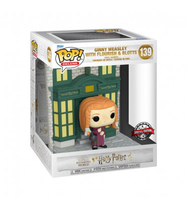 DIAGON ALLEY GINNY WEASLEY WITH FLOURISH AND BLOTTS / HARRY POTTER / FIGURINE FUNKO POP / EXCLUSIVE SPECIAL EDITION