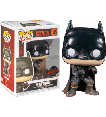 THE BATMAN BATTLE DAMAGED / THE BATMAN / FIGURINE FUNKO POP / EXCLUSIVE SPECIAL EDITION