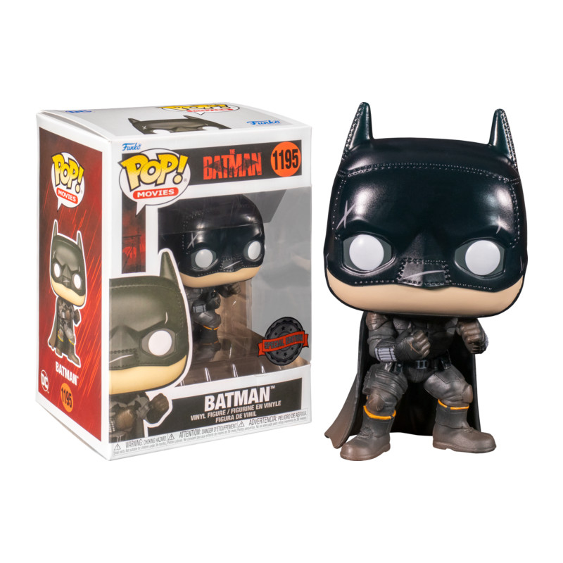 THE BATMAN BATTLE DAMAGED / THE BATMAN / FIGURINE FUNKO POP / EXCLUSIVE SPECIAL EDITION