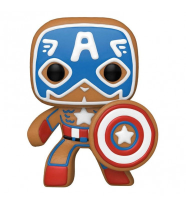 GINGERBREAD CAPTAIN AMERICA / HOLIDAY MARVEL / FIGURINE FUNKO POP