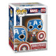 GINGERBREAD CAPTAIN AMERICA / HOLIDAY MARVEL / FIGURINE FUNKO POP