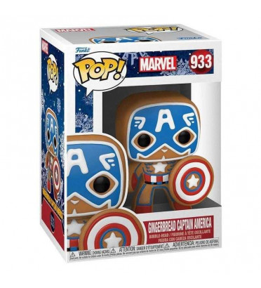 GINGERBREAD CAPTAIN AMERICA / HOLIDAY MARVEL / FIGURINE FUNKO POP