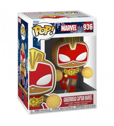 GINGERBREAD CAPTAIN MARVEL / HOLIDAY MARVEL / FIGURINE FUNKO POP