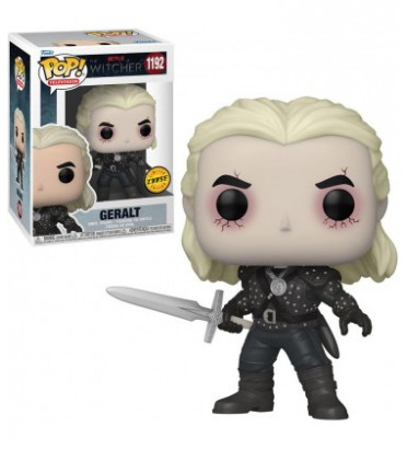 GERALT / THE WITCHER NETFLIX / FIGURINE FUNKO POP / CHASE