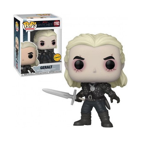 GERALT / THE WITCHER NETFLIX / FIGURINE FUNKO POP / CHASE