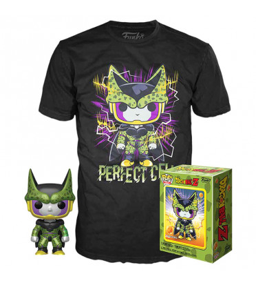 T-SHIRT L AVEC POP PERFECT CELL / DRAGON BALL Z / FIGURINE FUNKO POP