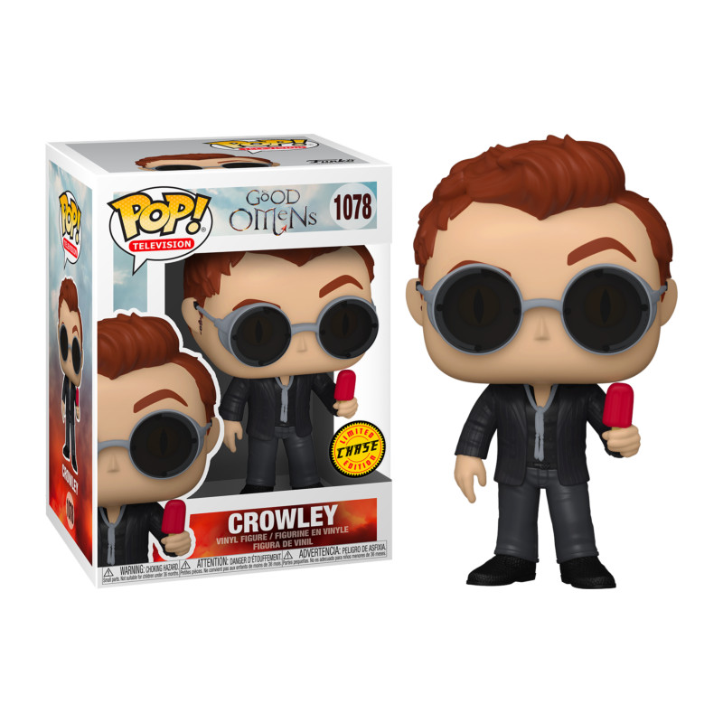 CROWLEY / GOOD OMENS / FIGURINE FUNKO POP / CHASE