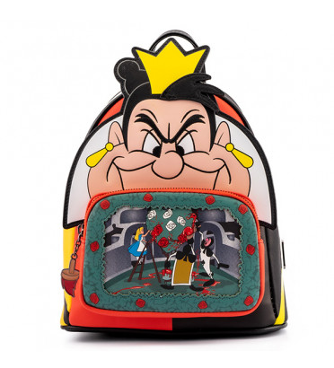 MINI SAC A DOS VILLAINS QUEEN OF HEARTS / ALICE AU PAYS DES MERVEILLES / LOUNGEFLY