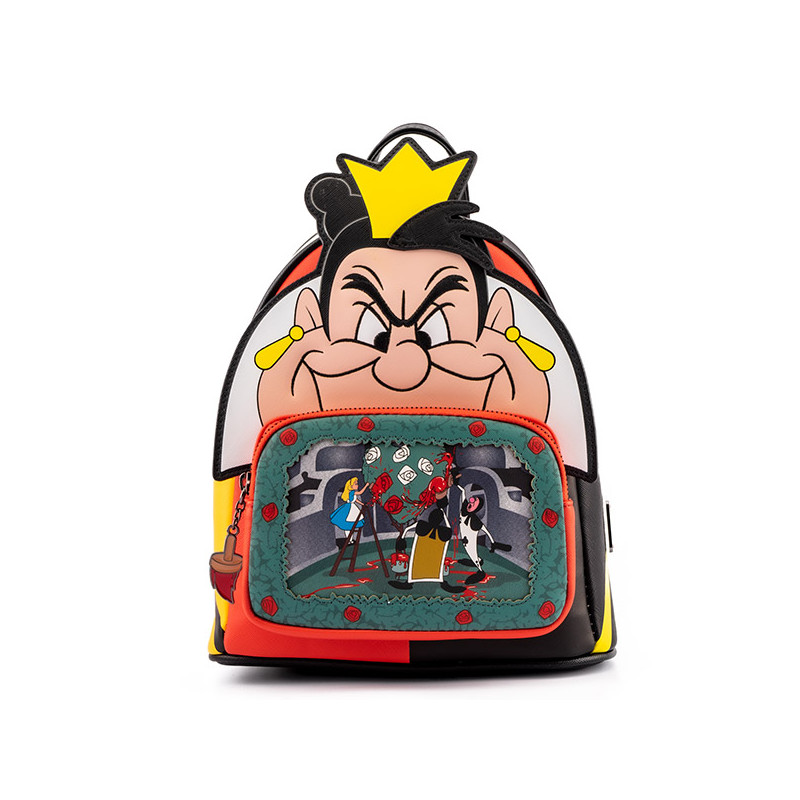 MINI SAC A DOS VILLAINS QUEEN OF HEARTS / ALICE AU PAYS DES MERVEILLES / LOUNGEFLY