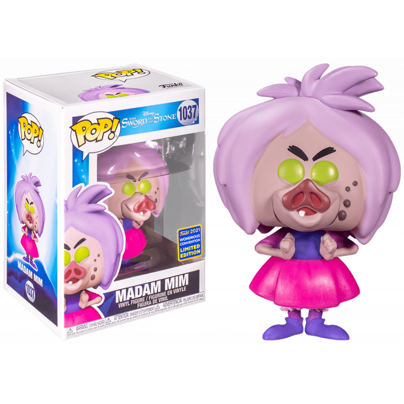 MADAM MIM WITH PIG FACE / THE SWORD AND THE STONE / FIGURINE FUNKO POP / EXCLUSIVE WONDROUS 2021