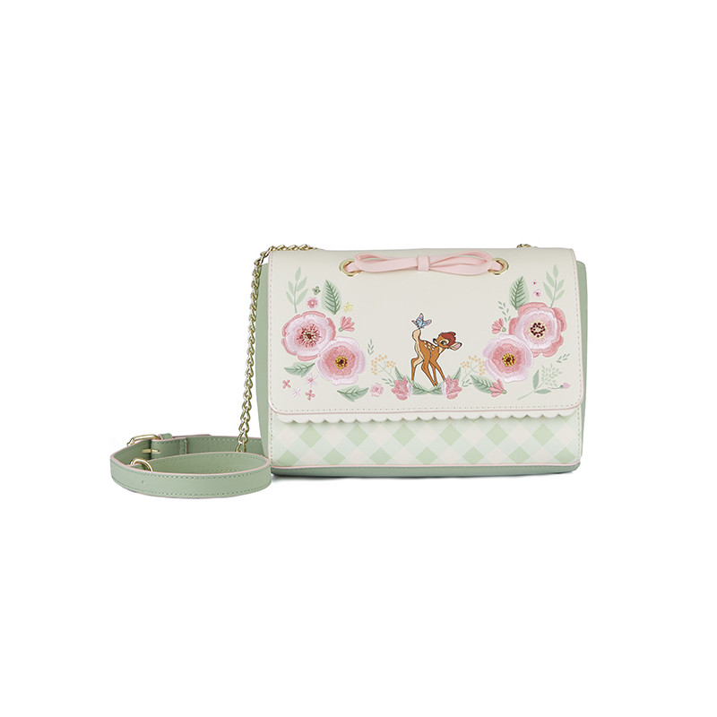 SAC A MAIN BAMBI SPRING TIME GINGHAM / BAMBI / LOUNGEFLY