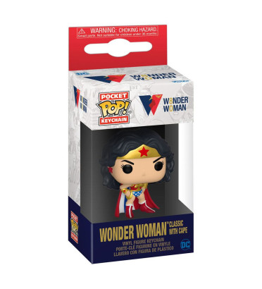 WONDER WOMAN CLASSIC WITH CAPE / WONDER WOMAN / FUNKO POCKET POP WONDER WOMAN CLASSIC WITH CAPE / WONDER WOMAN / FUNKO POCKET POP