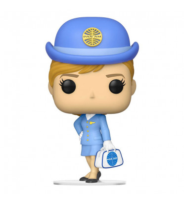 STEWARDESS WITH WHITE BAG / PAN AM / FIGURINE FUNKO POP