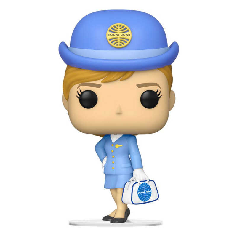 STEWARDESS WITH WHITE BAG / PAN AM / FIGURINE FUNKO POP