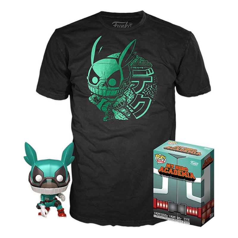 T-SHIRT S AVEC POP DEKU / MY HERO ACADEMIA / FIGURINE FUNKO POP