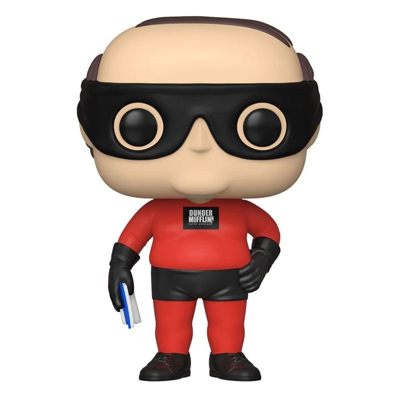 KEVIN AS DUNDER MIFFLIN SUPERHERO / THE OFFICE / FIGURINE FUNKO POP