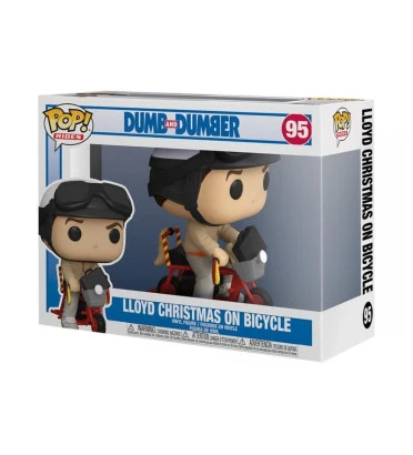 LLOYD CHRISTMAS ON BICYCLE / DUMB ET DUMBER / FIGURINE FUNKO POP