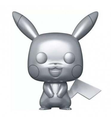 PIKACHU SILVER / POKEMON / FIGURINE FUNKO POP