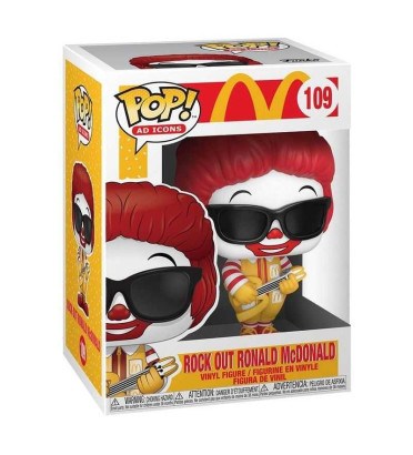 ROCK OUT RONALD MCDONALD / MC DONALDS / FIGURINE FUNKO POP ROCK OUT RONALD MCDONALD / MC DONALDS / FIGURINE FUNKO POP