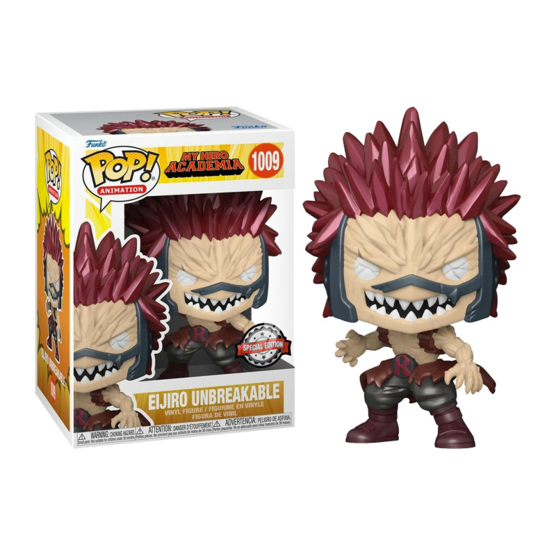 EIJIRO UNBREAKABLE METALLIC / MY HERO ACADEMIA / FIGURINE FUNKO POP / EXCLUSIVE SPECIAL EDITION