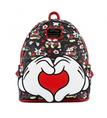 MINI SAC A DOS MICKEY ET MOUSE HEART HANDS / MICKEY MOUSE / LOUNGEFLY