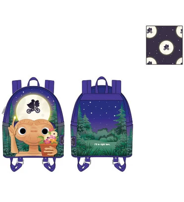 MINI SAC A DOS FLOWER POT / E.T / LOUNGEFLY MINI SAC A DOS FLOWER POT / E.T / LOUNGEFLY
