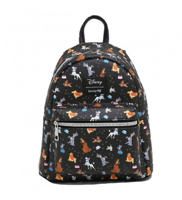 MINI SAC A DOS DOGS BONES AOP / DISNEY / LOUNGEFLY