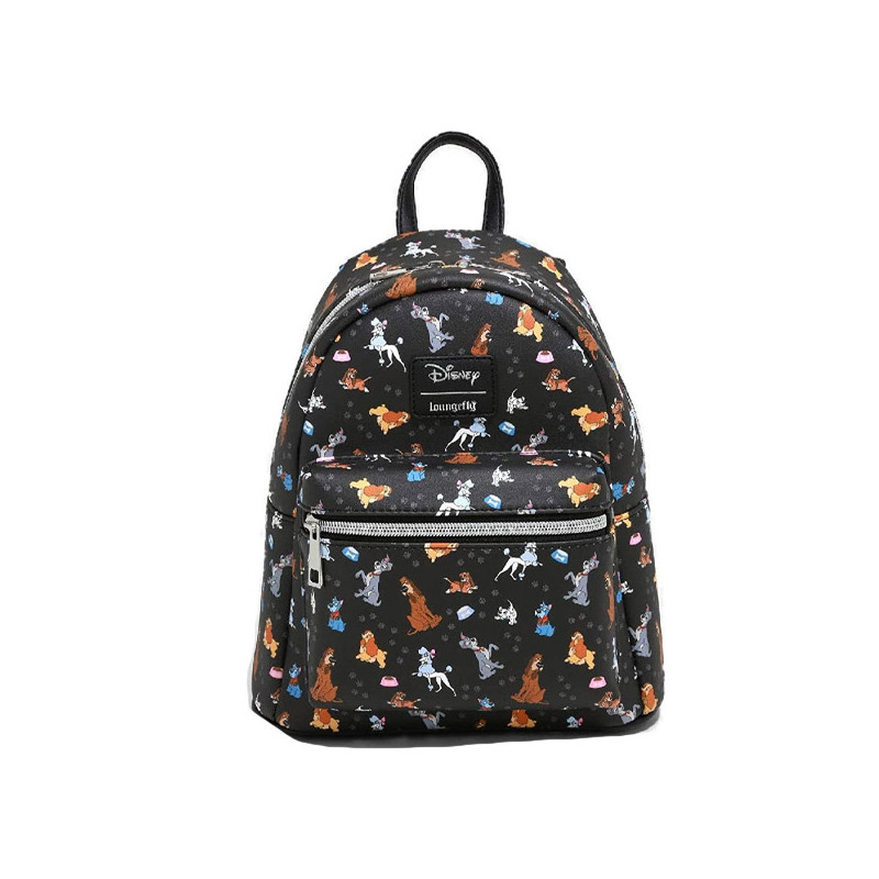 MINI SAC A DOS DOGS BONES AOP / DISNEY / LOUNGEFLY