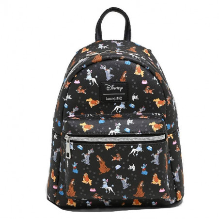 MINI SAC A DOS DOGS BONES AOP / DISNEY / LOUNGEFLY