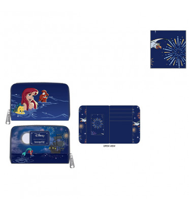 PORTEFEUILLE ARIEL FIREWORKS / LA PETITE SIRENE / LOUNGEFLY