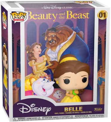 BELLE WITH MIRROR VHS COVER / LA BELLE ET LA BETE / FIGURINE FUNKO POP / EXCLUSIVE SPECIAL EDITION