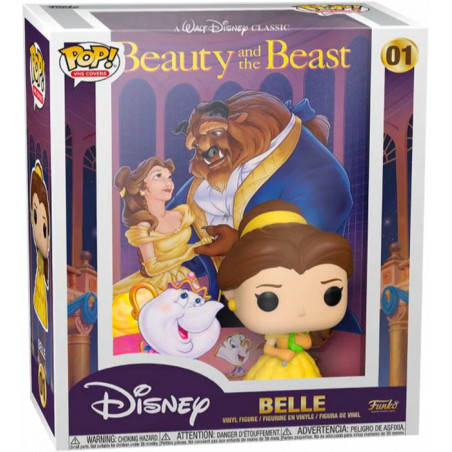 BELLE WITH MIRROR VHS COVER / LA BELLE ET LA BETE / FIGURINE FUNKO POP / EXCLUSIVE SPECIAL EDITION